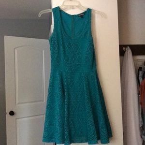 Turquoise summer dress